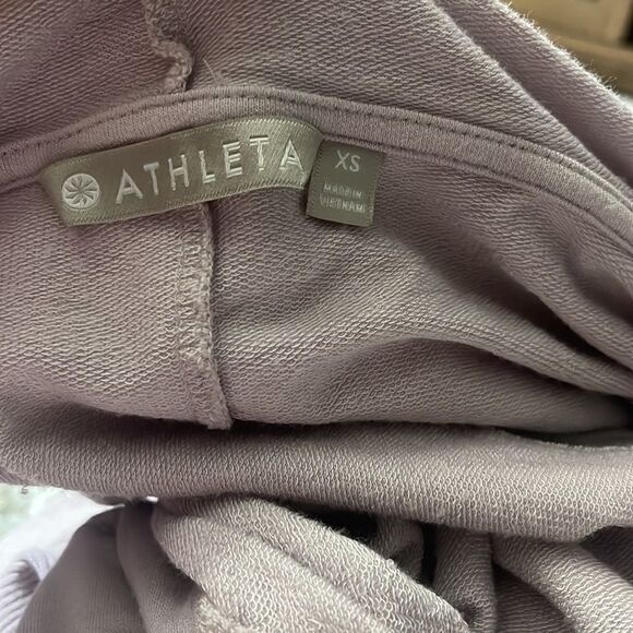 Athleta Nirvana Hoodie Wrap Lavender XS - Picture 5 of 6